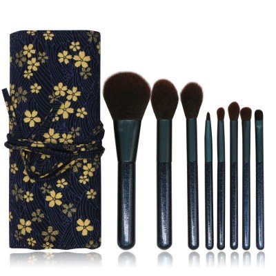 8pcs Makeup Brush Sets Professional Cosmetics Brushes Eyebrow Eye Brow Powder Lipsticks Shadows Make Up Tool Kit Bag